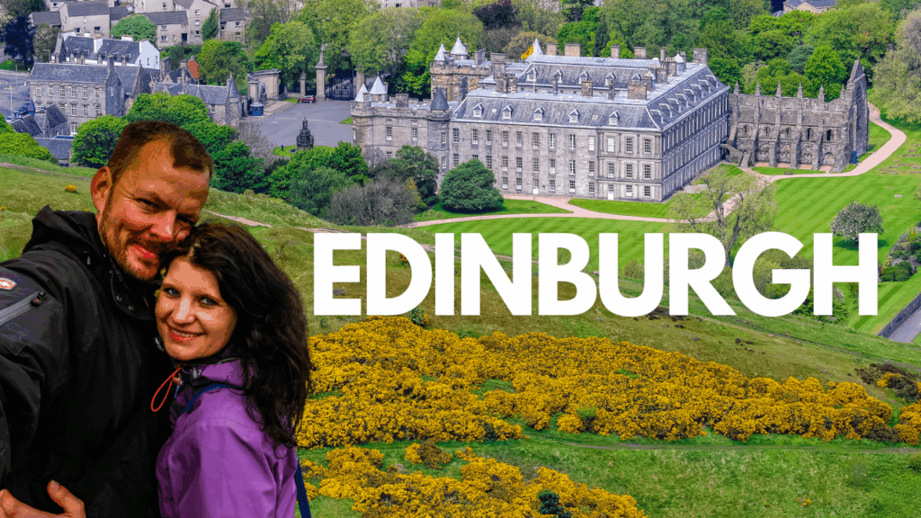Edinburgh mit dem Motorrad