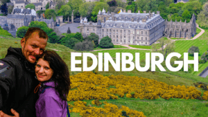 Edinburgh mit dem Motorrad